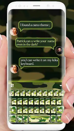 Play Green Camo Keyboard Theme  and enjoy Green Camo Keyboard Theme with UptoPlay