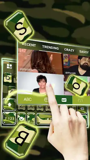 Play Green Camo Keyboard Theme as an online game Green Camo Keyboard Theme with UptoPlay