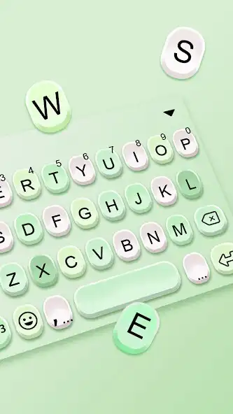 Play Green Candy Color Keyboard Background as an online game Green Candy Color Keyboard Background with UptoPlay