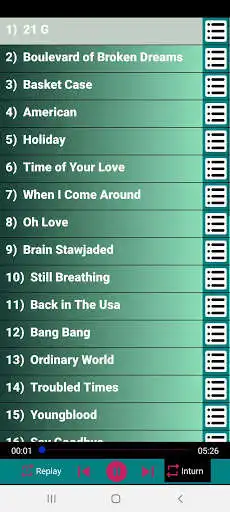 Play Green Day 33 Songs Offline as an online game Green Day 33 Songs Offline with UptoPlay