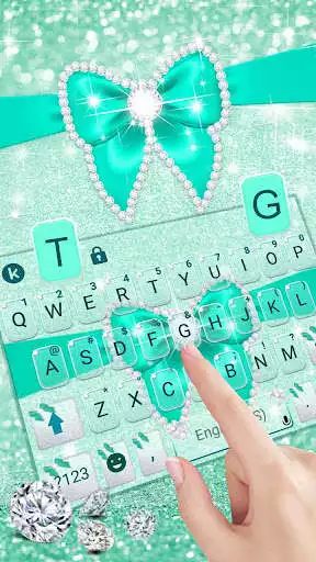 Play Green Diamond Bow Keyboard Theme as an online game Green Diamond Bow Keyboard Theme with UptoPlay