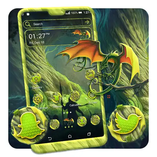 Play Green Dragon Theme Launcher APK Play Green Dragon Theme Launcher APK
