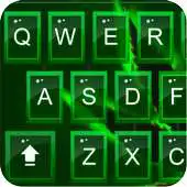 Free play online Green Emoji  Keyboard Theme APK