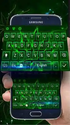 Play Green Emoji  Keyboard Theme