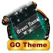 Free play online Green flame SMS Layout APK