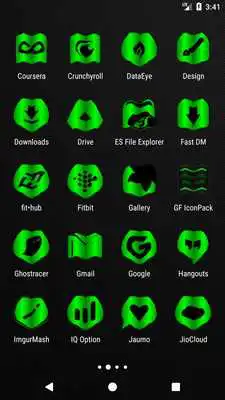 Play Green Fold Icon Pack v4.6 ✨Free✨