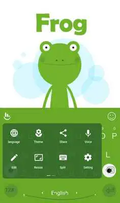 Play Green Frog Keyboard Theme