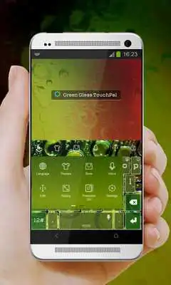 Play Green Glass Keypad Design