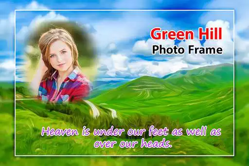Play Green Hill Photo Frame