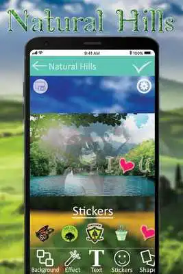 Play Green Hill Photo Frame