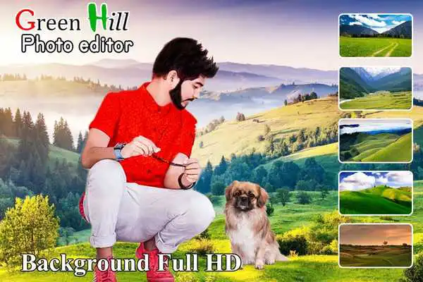 Play Green Hil Photo Editor - Background Changer