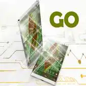 Free play online Green lizard GO Keyboard APK