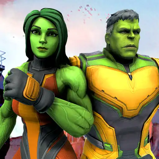 Play Green Muscle Hero Fight Game APK