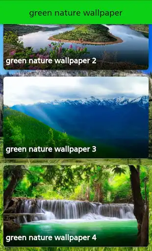 Play Green Nature Wallpapers as an online game Green Nature Wallpapers with UptoPlay