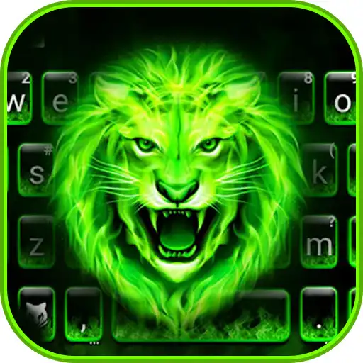 Play Green Neon Lion Keyboard Theme APK Play Green Neon Lion Keyboard Theme APK