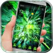 Free play online Green Neon Shine Lancher APK