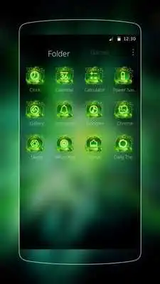 Play Green Neon Shine Lancher