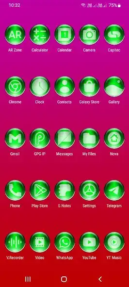Play Green Pixl Glass Icon Pack as an online game Green Pixl Glass Icon Pack with UptoPlay