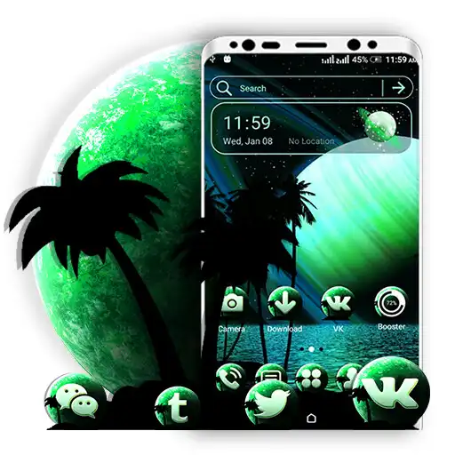 Play Green Planet Launcher Theme APK Play Green Planet Launcher Theme APK