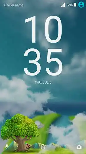 Play APK Green Planet Xperia Theme  and enjoy Green Planet Xperia Theme with UptoPlay com.qtthemes.greenplanet
