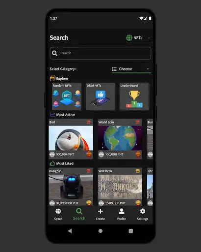 Play Greenspace - NFT Marketplace as an online game Greenspace - NFT Marketplace with UptoPlay