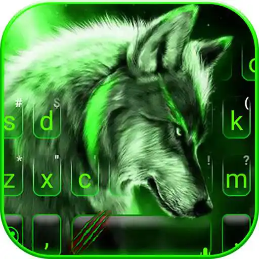 Play Green Wild Wolf Keyboard Theme APK Play Green Wild Wolf Keyboard Theme APK