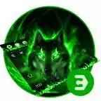 Free play online Green Wolf Moon Animal Keyboard  APK