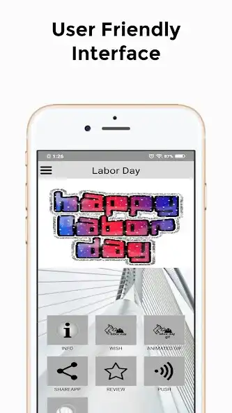 Play Greeting Card Labor Day Wishes as an online game Greeting Card Labor Day Wishes with UptoPlay
