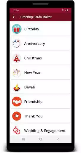 Play Greeting Cards Maker as an online game Greeting Cards Maker with UptoPlay