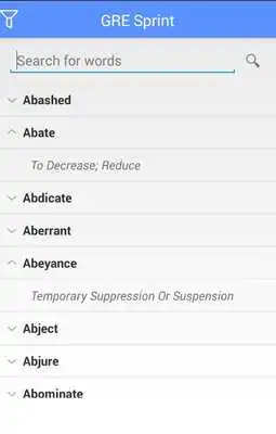 Play GRE Flashcards Vocabulary