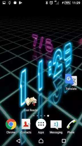 Play Grid Clock Skin