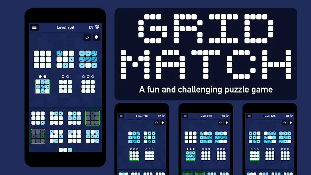 Play Grid Match: Puzzle Game  and enjoy Grid Match: Puzzle Game with UptoPlay