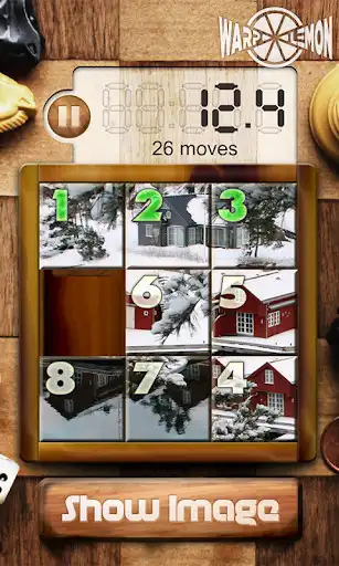 Play Grid Shuffle - 15 Puzzle as an online game Grid Shuffle - 15 Puzzle with UptoPlay