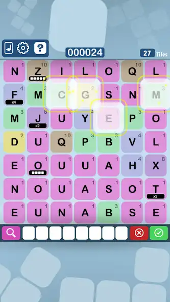 Play Gridwords as an online game Gridwords with UptoPlay