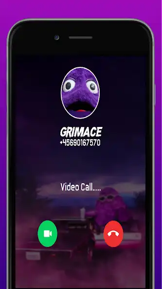 Play Grimace Video Call Monster as an online game Grimace Video Call Monster with UptoPlay