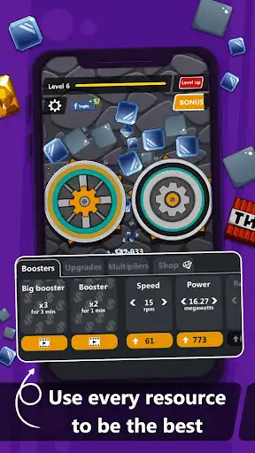 Play Grind my Gears - Idle Fun as an online game Grind my Gears - Idle Fun with UptoPlay