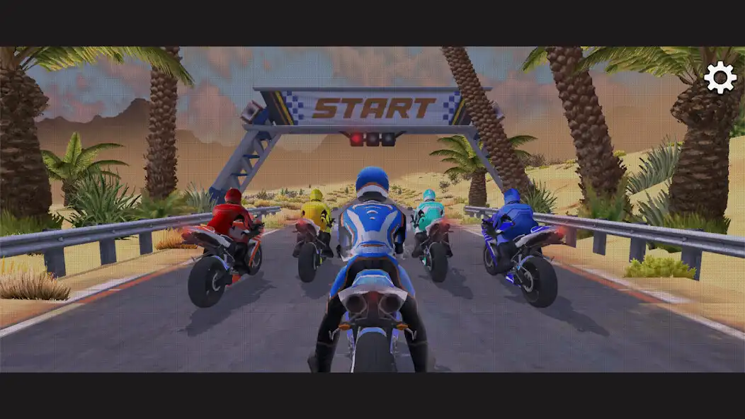 Play GripON - racing bikes arcade as an online game GripON - racing bikes arcade with UptoPlay