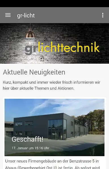 Play GR- Lichttechnik Gmbh  and enjoy GR- Lichttechnik Gmbh with UptoPlay