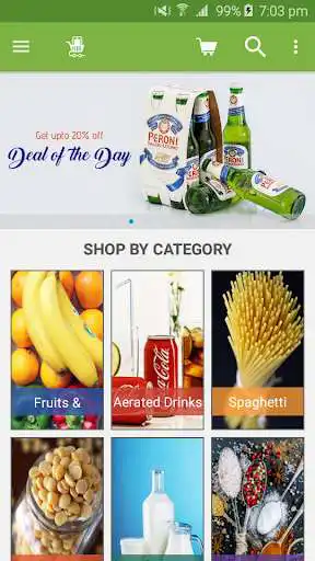 Play Grocery Application for Magento
