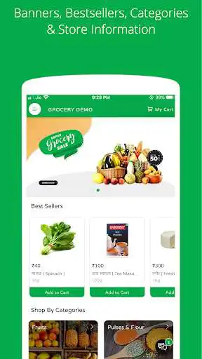 Play Grocery Demo App  and enjoy Grocery Demo App with UptoPlay