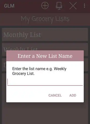 Play Grocery List Manager