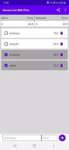Play Grocery List With Price  and enjoy Grocery List With Price with UptoPlay