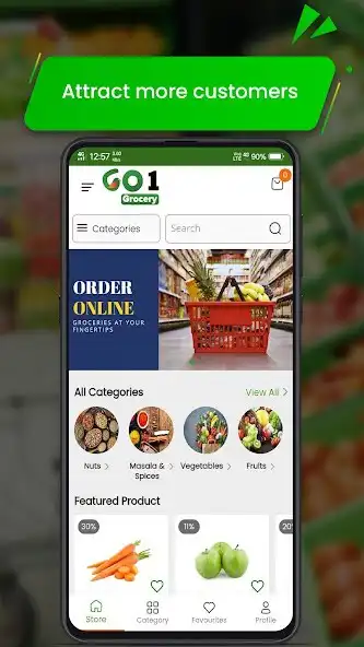 Play Grocery Shopping Demo App - Go as an online game Grocery Shopping Demo App - Go with UptoPlay