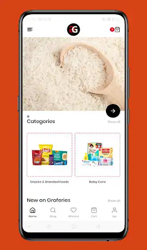 Play Groferies - Grocery, Electronics, Mobile & More as an online game Groferies - Grocery, Electronics, Mobile & More with UptoPlay