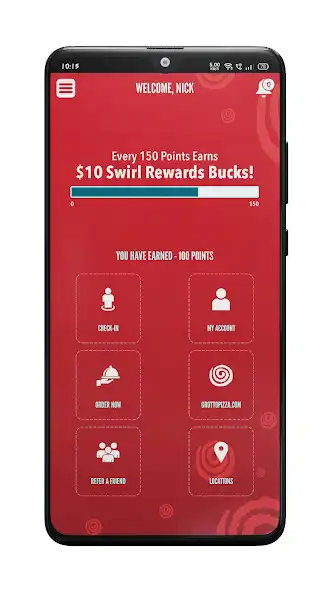 Play Grotto Pizza Swirl Rewards as an online game Grotto Pizza Swirl Rewards with UptoPlay