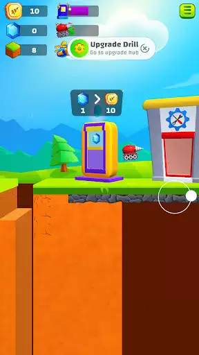 Play Ground Digger: Lava Hole Drill as an online game Ground Digger: Lava Hole Drill with UptoPlay