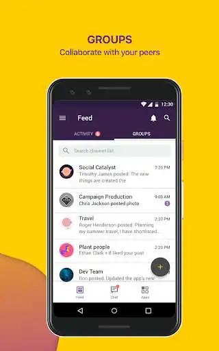 Play Groupe.io - Secure employee communication as an online game Groupe.io - Secure employee communication with UptoPlay