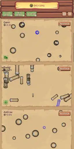 Play Grow Bacteria - Idle as an online game Grow Bacteria - Idle with UptoPlay