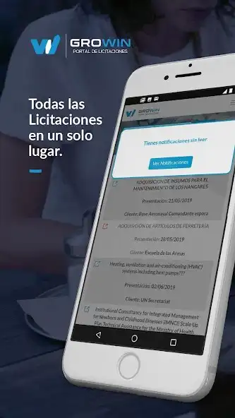 Play Growin - Portal de Licitacione  and enjoy Growin - Portal de Licitacione with UptoPlay