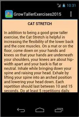 Play Grow Taller Exercises